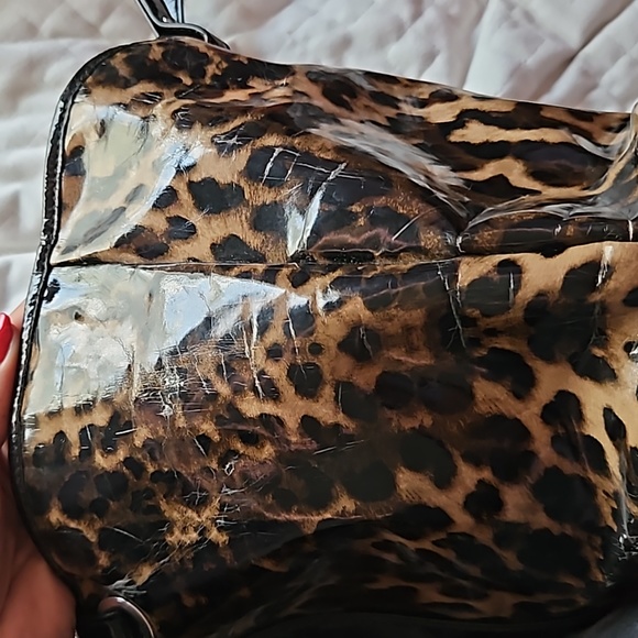 Nine West Leopard Purse + Clutch / Large Handbag - Picture 6 of 8